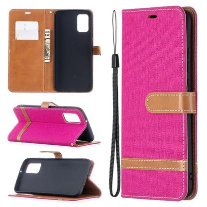Color Matching Denim Texture Horizontal Flip Leather Case with Holder & Card Slots & Wallet & Lanyard, For Nokia 5.4, For Samsung Galaxy A02s (EU Version)