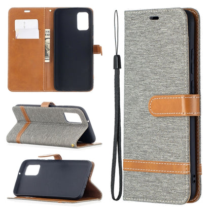 Color Matching Denim Texture Horizontal Flip Leather Case with Holder & Card Slots & Wallet & Lanyard, For Nokia 5.4, For Samsung Galaxy A02s (EU Version)