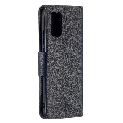 Litchi Texture Pure Color Horizontal Flip Leather Case with Holder & Card Slots & Wallet & Lanyard, For Samsung Galaxy A02s (EU Version)