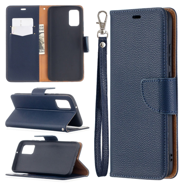 Litchi Texture Pure Color Horizontal Flip Leather Case with Holder & Card Slots & Wallet & Lanyard, For Samsung Galaxy A02s (EU Version)