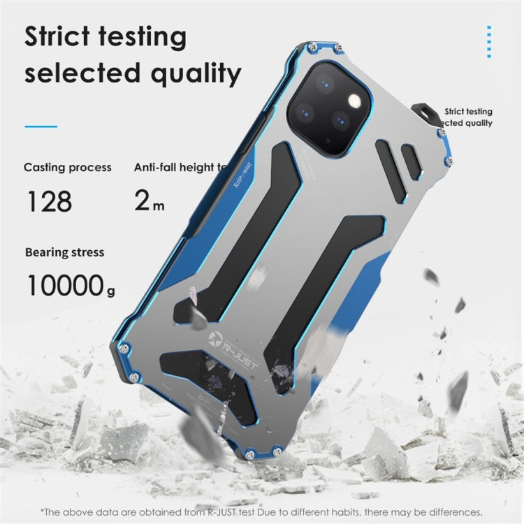 R-JUST Shockproof Dustproof Armor Metal Protective Case, For iPhone 11 Pro
