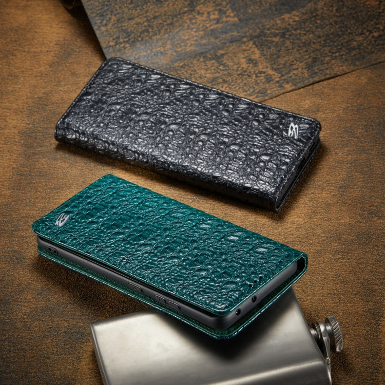 Fierre Shann Crocodile Texture Magnetic Horizontal Flip Genuine Leather Case with Holder & Card Slot, For Samsung Galaxy S21 5G, For Samsung Galaxy S21+ 5G, For Samsung Galaxy S21 Ultra 5G