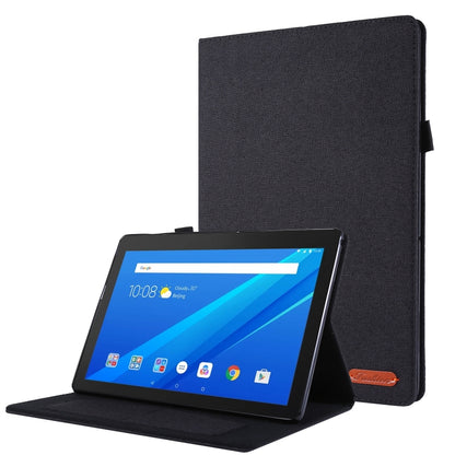 Horizontal Flip TPU + Fabric PU Leather Protective Case with Name Card Clip, For Huawei M5 8.0, For Huawei M6 8.4, For Huawei Enjoy Tablet 2 10.1 / T10 / T10S, For Lenovo Tab E10, For Lenovo Tab M10, For Lenovo Tab P10, For Lenovo Tab P11 Pro          ...