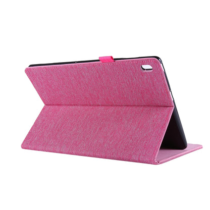 Horizontal Flip TPU + Fabric PU Leather Protective Case with Name Card Clip, For Huawei M5 8.0, For Huawei M6 8.4, For Huawei Enjoy Tablet 2 10.1 / T10 / T10S, For Lenovo Tab E10, For Lenovo Tab M10, For Lenovo Tab P10, For Lenovo Tab P11 Pro          ...