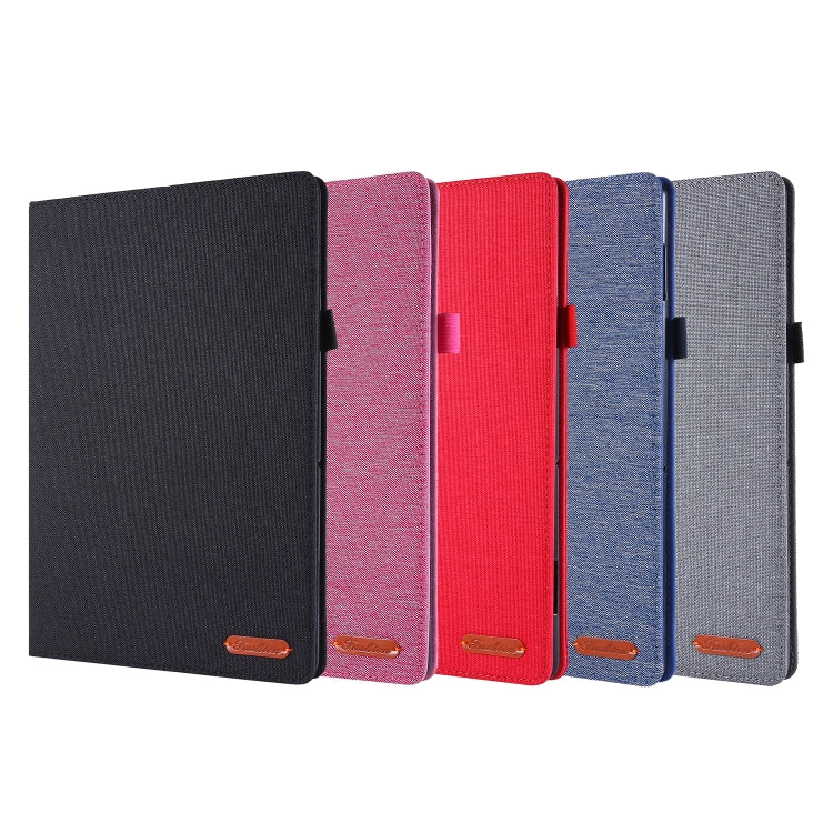 Horizontal Flip TPU + Fabric PU Leather Protective Case with Name Card Clip, For Huawei M5 8.0, For Huawei M6 8.4, For Huawei Enjoy Tablet 2 10.1 / T10 / T10S, For Lenovo Tab E10, For Lenovo Tab M10, For Lenovo Tab P10, For Lenovo Tab P11 Pro          ...