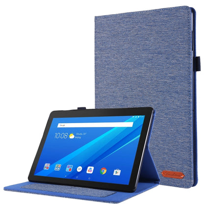 Horizontal Flip TPU + Fabric PU Leather Protective Case with Name Card Clip, For Huawei M5 8.0, For Huawei M6 8.4, For Huawei Enjoy Tablet 2 10.1 / T10 / T10S, For Lenovo Tab E10, For Lenovo Tab M10, For Lenovo Tab P10, For Lenovo Tab P11 Pro          ...