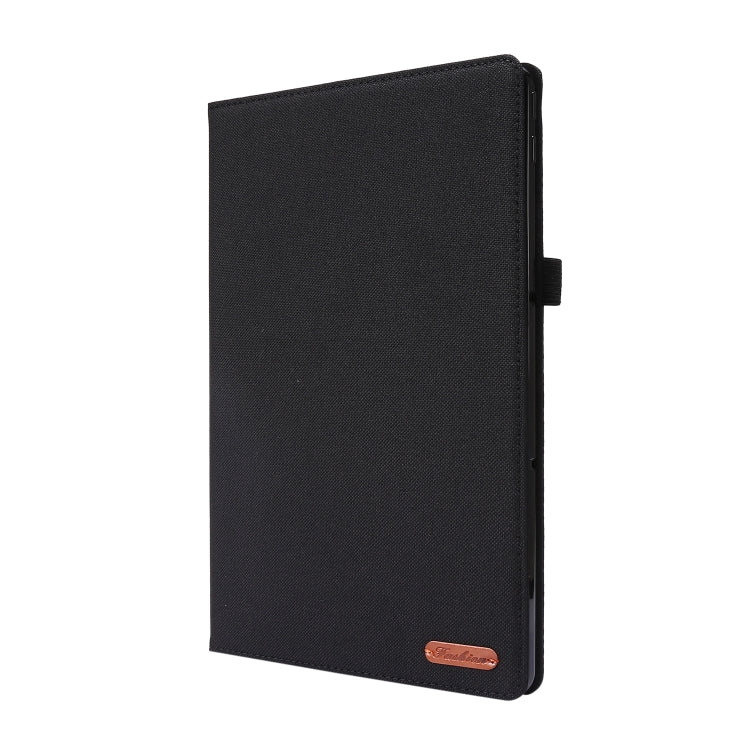 Horizontal Flip TPU + Fabric PU Leather Protective Case with Name Card Clip, For Huawei M5 8.0, For Huawei M6 8.4, For Huawei Enjoy Tablet 2 10.1 / T10 / T10S, For Lenovo Tab E10, For Lenovo Tab M10, For Lenovo Tab P10, For Lenovo Tab P11 Pro          ...
