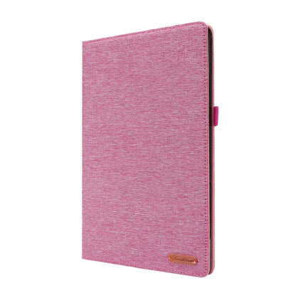 Horizontal Flip TPU + Fabric PU Leather Protective Case with Name Card Clip, For Huawei M5 8.0, For Huawei M6 8.4, For Huawei Enjoy Tablet 2 10.1 / T10 / T10S, For Lenovo Tab E10, For Lenovo Tab M10, For Lenovo Tab P10, For Lenovo Tab P11 Pro          ...