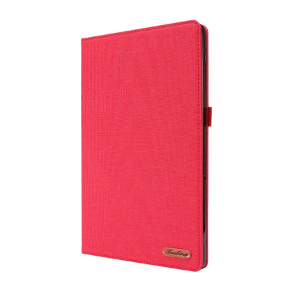 Horizontal Flip TPU + Fabric PU Leather Protective Case with Name Card Clip, For Huawei M5 8.0, For Huawei M6 8.4, For Huawei Enjoy Tablet 2 10.1 / T10 / T10S, For Lenovo Tab E10, For Lenovo Tab M10, For Lenovo Tab P10, For Lenovo Tab P11 Pro          ...