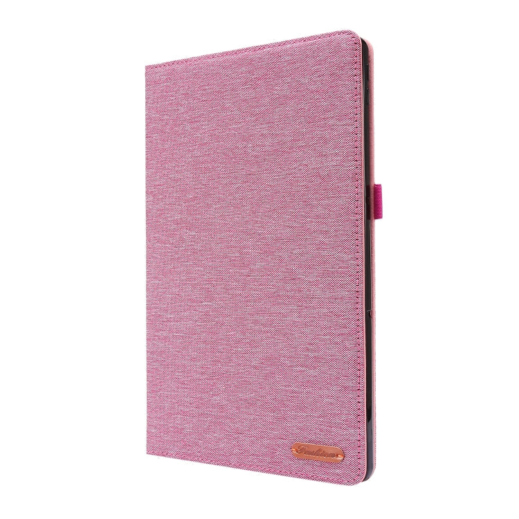 Horizontal Flip TPU + Fabric PU Leather Protective Case with Name Card Clip, For Huawei M5 8.0, For Huawei M6 8.4, For Huawei Enjoy Tablet 2 10.1 / T10 / T10S, For Lenovo Tab E10, For Lenovo Tab M10, For Lenovo Tab P10, For Lenovo Tab P11 Pro          ...