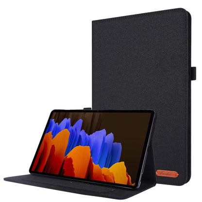 Horizontal Flip TPU + Fabric PU Leather Protective Case with Name Card Clip, For Huawei M5 8.0, For Huawei M6 8.4, For Huawei Enjoy Tablet 2 10.1 / T10 / T10S, For Lenovo Tab E10, For Lenovo Tab M10, For Lenovo Tab P10, For Lenovo Tab P11 Pro          ...