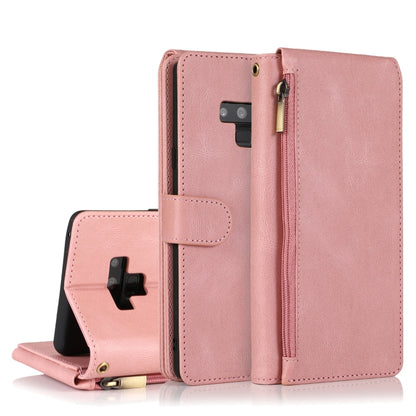 Skin-feel Crazy Horse Texture Zipper Wallet Bag Horizontal Flip Leather Case with Holder & Card Slots & Wallet & Lanyard, For Samsung Galaxy Note9, For Samsung Galaxy Note10, For Samsung Galaxy Note10+, For Samsung Galaxy Note20                        ...