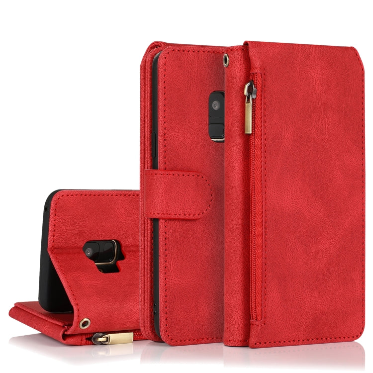 Skin-feel Crazy Horse Texture Zipper Wallet Bag Horizontal Flip Leather Case with Holder & Card Slots & Wallet & Lanyard, For Samsung Galaxy Note9, For Samsung Galaxy Note10, For Samsung Galaxy Note10+, For Samsung Galaxy Note20                        ...