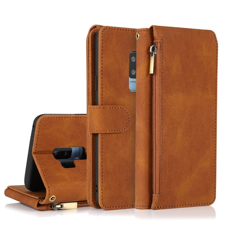 Skin-feel Crazy Horse Texture Zipper Wallet Bag Horizontal Flip Leather Case with Holder & Card Slots & Wallet & Lanyard, For Samsung Galaxy Note9, For Samsung Galaxy Note10, For Samsung Galaxy Note10+, For Samsung Galaxy Note20                        ...