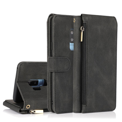 Skin-feel Crazy Horse Texture Zipper Wallet Bag Horizontal Flip Leather Case with Holder & Card Slots & Wallet & Lanyard, For Samsung Galaxy Note9, For Samsung Galaxy Note10, For Samsung Galaxy Note10+, For Samsung Galaxy Note20                        ...
