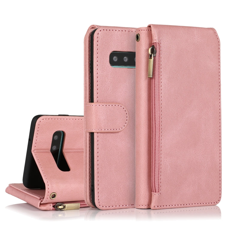 Skin-feel Crazy Horse Texture Zipper Wallet Bag Horizontal Flip Leather Case with Holder & Card Slots & Wallet & Lanyard, For Samsung Galaxy Note9, For Samsung Galaxy Note10, For Samsung Galaxy Note10+, For Samsung Galaxy Note20                        ...