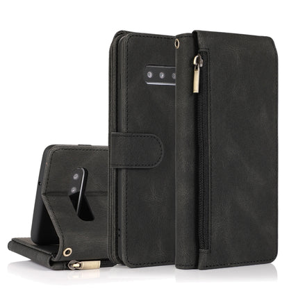Skin-feel Crazy Horse Texture Zipper Wallet Bag Horizontal Flip Leather Case with Holder & Card Slots & Wallet & Lanyard, For Samsung Galaxy Note9, For Samsung Galaxy Note10, For Samsung Galaxy Note10+, For Samsung Galaxy Note20                        ...