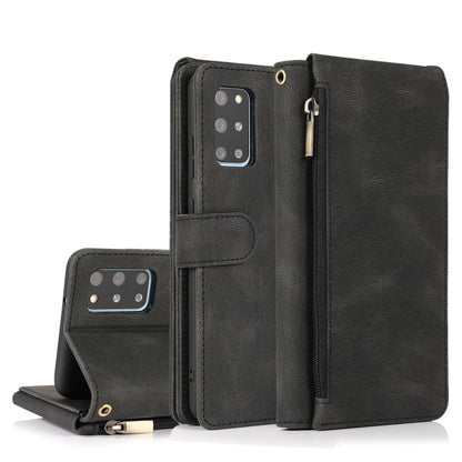 Skin-feel Crazy Horse Texture Zipper Wallet Bag Horizontal Flip Leather Case with Holder & Card Slots & Wallet & Lanyard, For Samsung Galaxy S20, For Samsung Galaxy S20+, For Samsung Galaxy S20 Ultra, For Samsung Galaxy S20 FE 5G                       ...