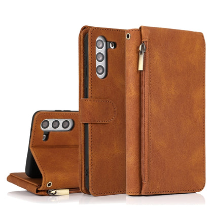 Skin-feel Crazy Horse Texture Zipper Wallet Bag Horizontal Flip Leather Case with Holder & Card Slots & Wallet & Lanyard, For Samsung Galaxy S20, For Samsung Galaxy S20+, For Samsung Galaxy S20 Ultra, For Samsung Galaxy S20 FE 5G                       ...