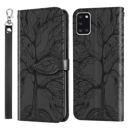 Life of Tree Embossing Pattern Horizontal Flip Leather Case with Holder & Card Slot & Wallet & Photo Frame & Lanyard, For Samsung Galaxy A11 (US Version), For Samsung Galaxy A11 (EU Version), For Samsung Galaxy A12, For Samsung Galaxy A21              ...