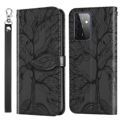 Life of Tree Embossing Pattern Horizontal Flip Leather Case with Holder & Card Slot & Wallet & Photo Frame & Lanyard, For Samsung Galaxy A11 (US Version), For Samsung Galaxy A11 (EU Version), For Samsung Galaxy A12, For Samsung Galaxy A21              ...