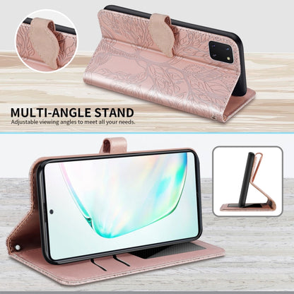 Life of Tree Embossing Pattern Horizontal Flip Leather Case with Holder & Card Slot & Wallet & Photo Frame & Lanyard, For Samsung Galaxy A81, For Samsung Galaxy A91, For Samsung Galaxy S21 5G, For Samsung Galaxy S21+ 5G, For Samsung Galaxy S21 Ultra 5G