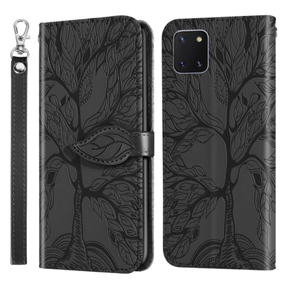 Life of Tree Embossing Pattern Horizontal Flip Leather Case with Holder & Card Slot & Wallet & Photo Frame & Lanyard, For Samsung Galaxy A81, For Samsung Galaxy A91, For Samsung Galaxy S21 5G, For Samsung Galaxy S21+ 5G, For Samsung Galaxy S21 Ultra 5G