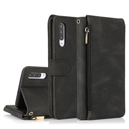Skin-feel Crazy Horse Texture Zipper Wallet Bag Horizontal Flip Leather Case with Holder & Card Slots & Wallet & Lanyard, For Samsung Galaxy A11, For Samsung Galaxy A12, For Samsung Galaxy A20 / A30, For Samsung Galaxy A21, For Samsung Galaxy A21s     ...