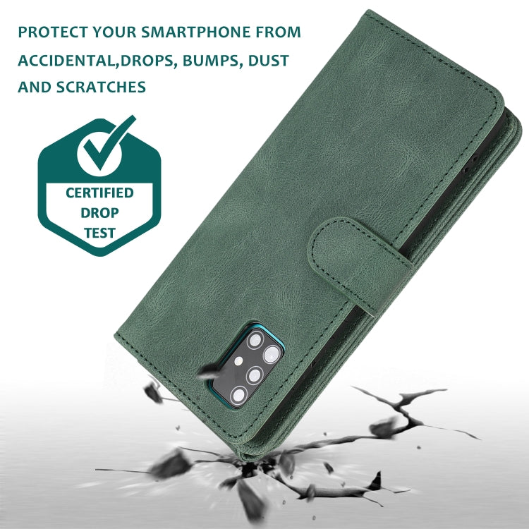 Skin-feel Crazy Horse Texture Zipper Wallet Bag Horizontal Flip Leather Case with Holder & Card Slots & Wallet & Lanyard, For Samsung Galaxy A51, For Samsung Galaxy A51 5G, For Samsung Galaxy A52 5G, For Samsung Galaxy A70, For Samsung Galaxy A71      ...