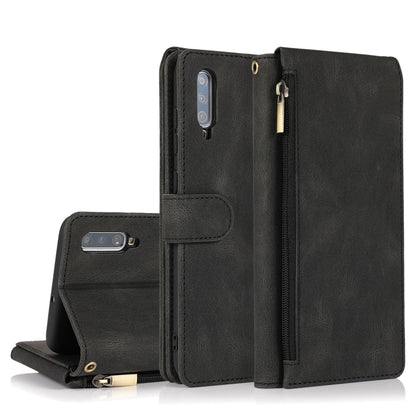 Skin-feel Crazy Horse Texture Zipper Wallet Bag Horizontal Flip Leather Case with Holder & Card Slots & Wallet & Lanyard, For Samsung Galaxy A51, For Samsung Galaxy A51 5G, For Samsung Galaxy A52 5G, For Samsung Galaxy A70, For Samsung Galaxy A71      ...