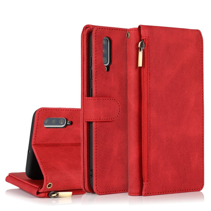 Skin-feel Crazy Horse Texture Zipper Wallet Bag Horizontal Flip Leather Case with Holder & Card Slots & Wallet & Lanyard, For Samsung Galaxy A51, For Samsung Galaxy A51 5G, For Samsung Galaxy A52 5G, For Samsung Galaxy A70, For Samsung Galaxy A71      ...