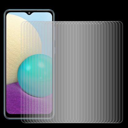50 PCS 0.26mm 9H Surface Hardness 2.5D Explosion-proof Tempered Glass Non-full Screen Film, For Samsung Galaxy A02 (50 PCS), For Xiaomi Redmi K40 Pro (50 PCS), For OPPO A55 5G (50 PCS)