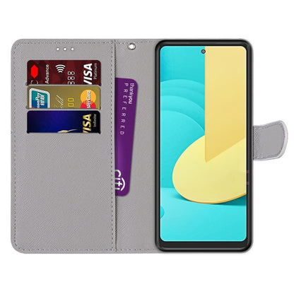 Coloured Drawing Cross Texture Horizontal Flip PU Leather Case with Holder & Card Slots & Wallet & Lanyard, For LG Stylo 7 5G, For Huawei Y9a, For Honor 10X Lite