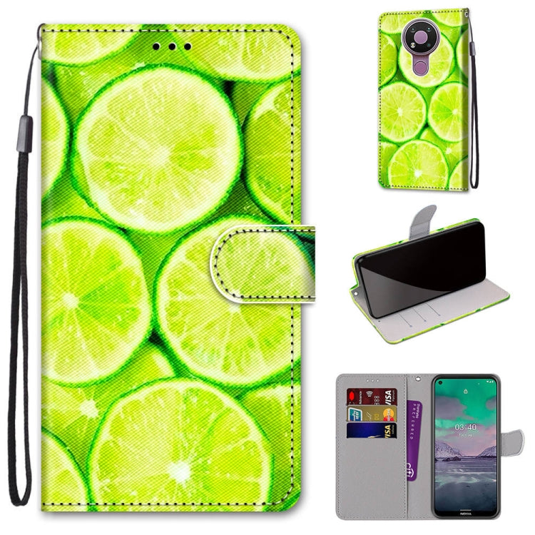 Coloured Drawing Cross Texture Horizontal Flip PU Leather Case with Holder & Card Slots & Wallet & Lanyard, For Nokia 2.4, For Nokia 3.4