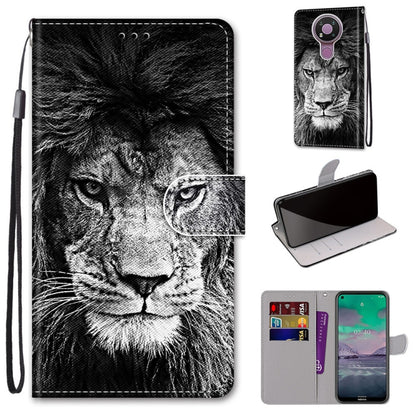Coloured Drawing Cross Texture Horizontal Flip PU Leather Case with Holder & Card Slots & Wallet & Lanyard, For Nokia 2.4, For Nokia 3.4