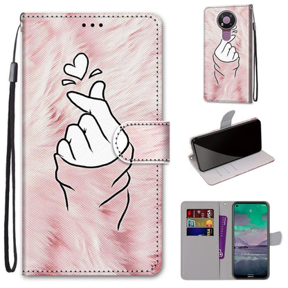 Coloured Drawing Cross Texture Horizontal Flip PU Leather Case with Holder & Card Slots & Wallet & Lanyard, For Nokia 2.4, For Nokia 3.4