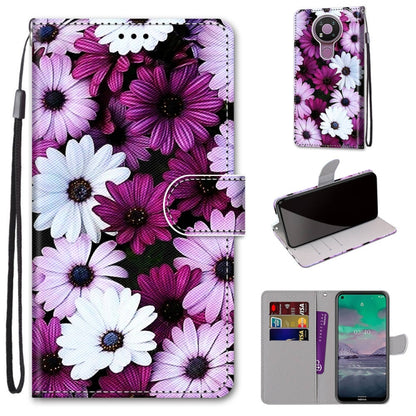 Coloured Drawing Cross Texture Horizontal Flip PU Leather Case with Holder & Card Slots & Wallet & Lanyard, For Nokia 2.4, For Nokia 3.4