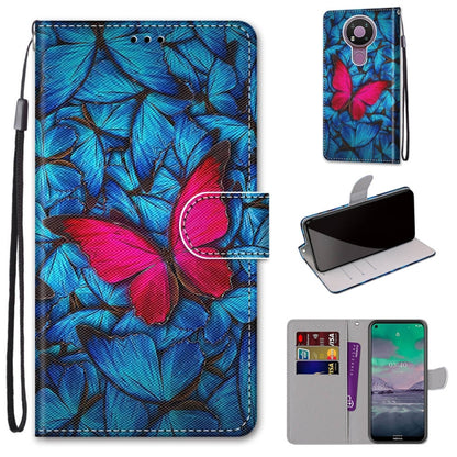 Coloured Drawing Cross Texture Horizontal Flip PU Leather Case with Holder & Card Slots & Wallet & Lanyard, For Nokia 2.4, For Nokia 3.4