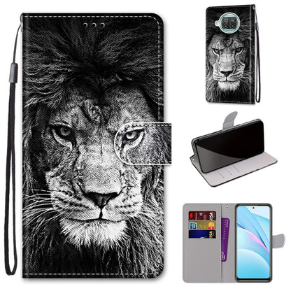 Coloured Drawing Cross Texture Horizontal Flip PU Leather Case with Holder & Card Slots & Wallet & Lanyard, For Xiaomi Mi 10T Lite, For Xiaomi Mi 10T Pro / 10T / K30s