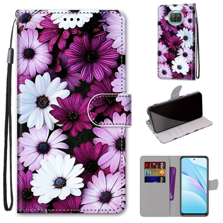 Coloured Drawing Cross Texture Horizontal Flip PU Leather Case with Holder & Card Slots & Wallet & Lanyard, For Xiaomi Mi 10T Lite, For Xiaomi Mi 10T Pro / 10T / K30s