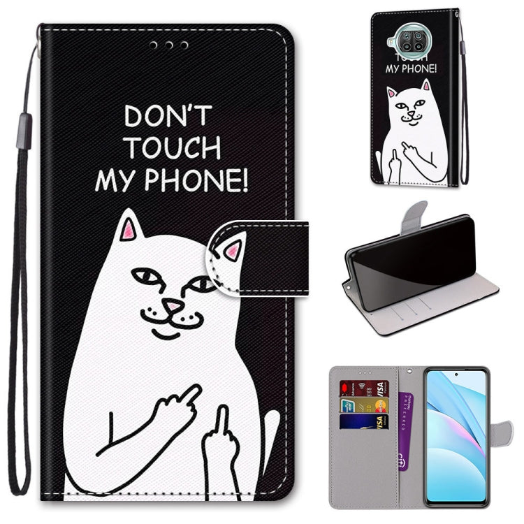 Coloured Drawing Cross Texture Horizontal Flip PU Leather Case with Holder & Card Slots & Wallet & Lanyard, For Xiaomi Mi 10T Lite, For Xiaomi Mi 10T Pro / 10T / K30s