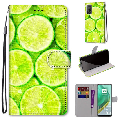 Coloured Drawing Cross Texture Horizontal Flip PU Leather Case with Holder & Card Slots & Wallet & Lanyard, For Xiaomi Mi 10T Lite, For Xiaomi Mi 10T Pro / 10T / K30s