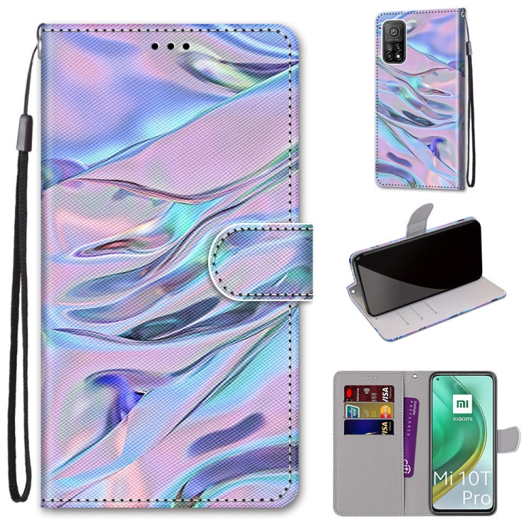 Coloured Drawing Cross Texture Horizontal Flip PU Leather Case with Holder & Card Slots & Wallet & Lanyard, For Xiaomi Mi 10T Lite, For Xiaomi Mi 10T Pro / 10T / K30s