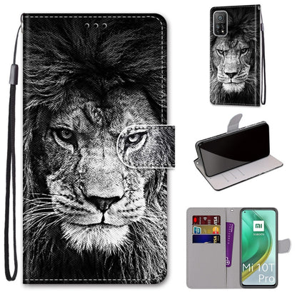 Coloured Drawing Cross Texture Horizontal Flip PU Leather Case with Holder & Card Slots & Wallet & Lanyard, For Xiaomi Mi 10T Lite, For Xiaomi Mi 10T Pro / 10T / K30s