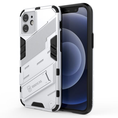 Punk Armor 2 in 1 PC + TPU Shockproof Case with Invisible Holder, For iPhone 12 mini, For iPhone 12, For iPhone 12 Pro, For iPhone 12 Pro Max, For iPhone 11 Pro, For iPhone 11