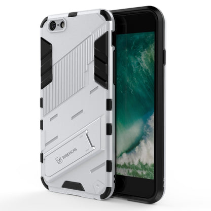 Punk Armor 2 in 1 PC + TPU Shockproof Case with Invisible Holder, For iPhone 11 Pro Max, For iPhone X / XS, For iPhone XR, For iPhone XS Max, For iPhone 6 & 6s, For iPhone 6 Plus & 6s  Plus