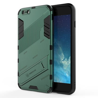 Punk Armor 2 in 1 PC + TPU Shockproof Case with Invisible Holder, For iPhone 11 Pro Max, For iPhone X / XS, For iPhone XR, For iPhone XS Max, For iPhone 6 & 6s, For iPhone 6 Plus & 6s  Plus