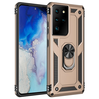 Shockproof TPU + PC Protective Case with 360 Degree Rotating Holder, For Samsung Galaxy S21 Ultra 5G