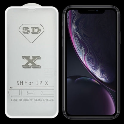 9H 5D Full Glue Full Screen Tempered Glass Film, For iPhone XS Max / 11 Pro Max (White) (1 PC), For iPhone X / XS 11 Pro (White) (1 PC), For iPhone XR / 11 (White) (1 PC)