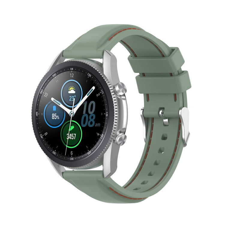 For Samsung Galaxy Watch 3 41mm / Active2 / Active / Gear Sport 20mm Silicone Replacement Strap Watchband, For Samsung Galaxy Watch 3 41mm